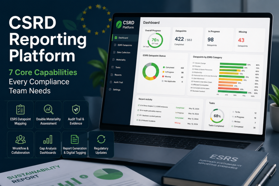 CSRD Reporting Platform: 7 Core Capabilities Every Compliance Team Needs