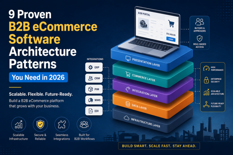 9 Proven B2B eCommerce Software Architecture Patterns You Need in 2026
