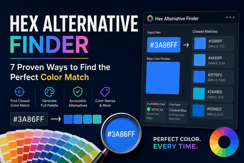 Hex Alternative Finder: 7 Proven Ways to Find the Perfect Color Match