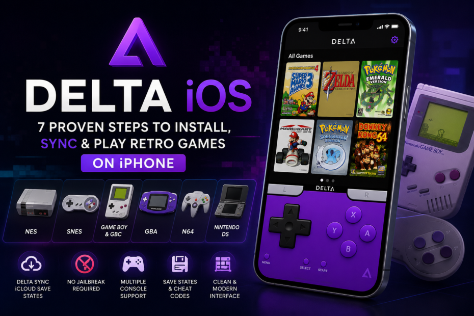 Delta iOS: 7 Proven Steps to Install, Sync & Play Retro Games on iPhone