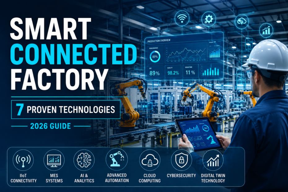 Smart Connected Factory: 7 Proven Technologies (2026 Guide)
