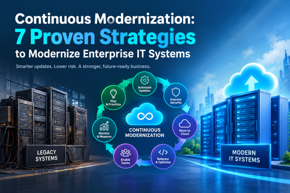 Continuous Modernization: 7 Proven Strategies to Modernize Enterprise IT Systems