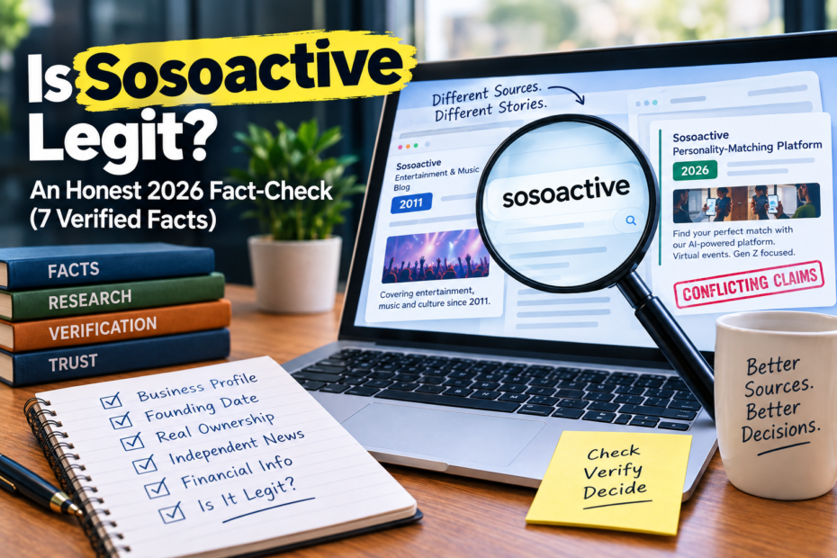 Is Sosoactive Legit? An Honest 2026 Fact-Check (7 Verified Facts)